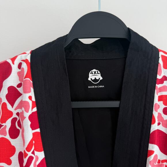 JABBAWOCKEEZ Kimono Jacket 4XL Red Camo JBWKZ Japanese Dance Crew Silent Flute - Picture 6 of 9